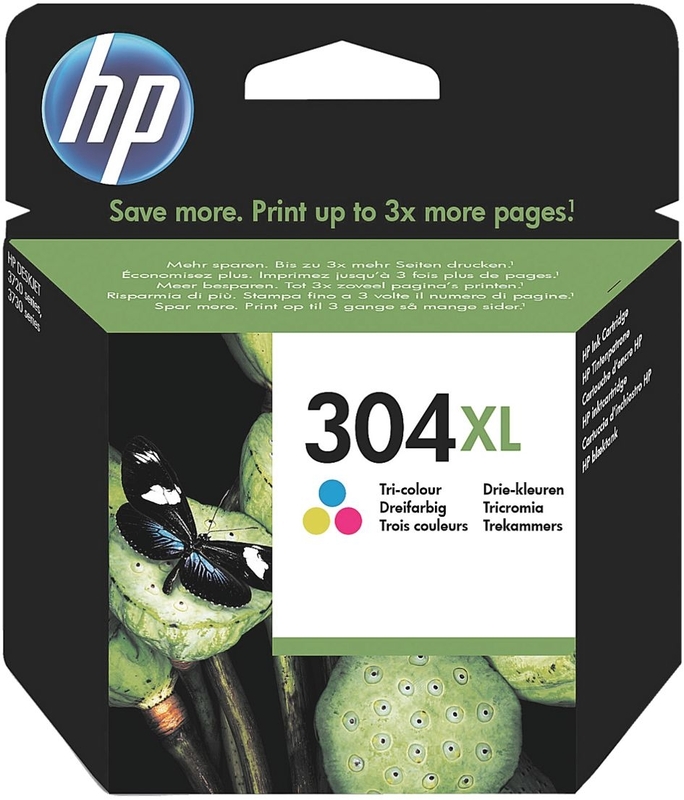 HP 304XL Tintenpatrone, farbig
