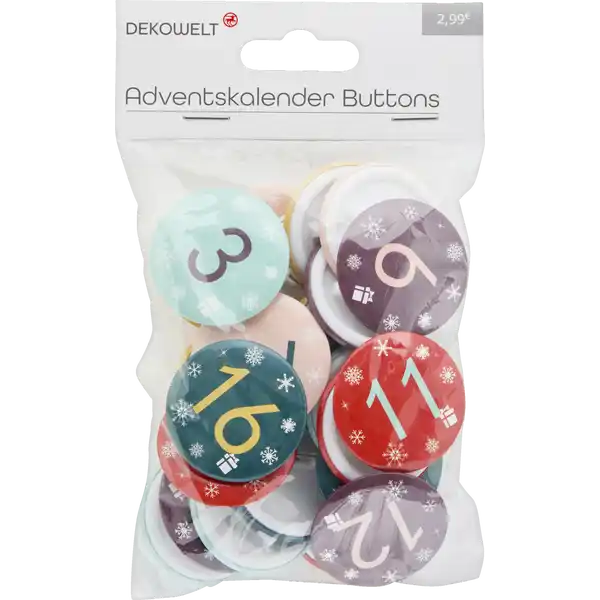 Adventskalender Buttons