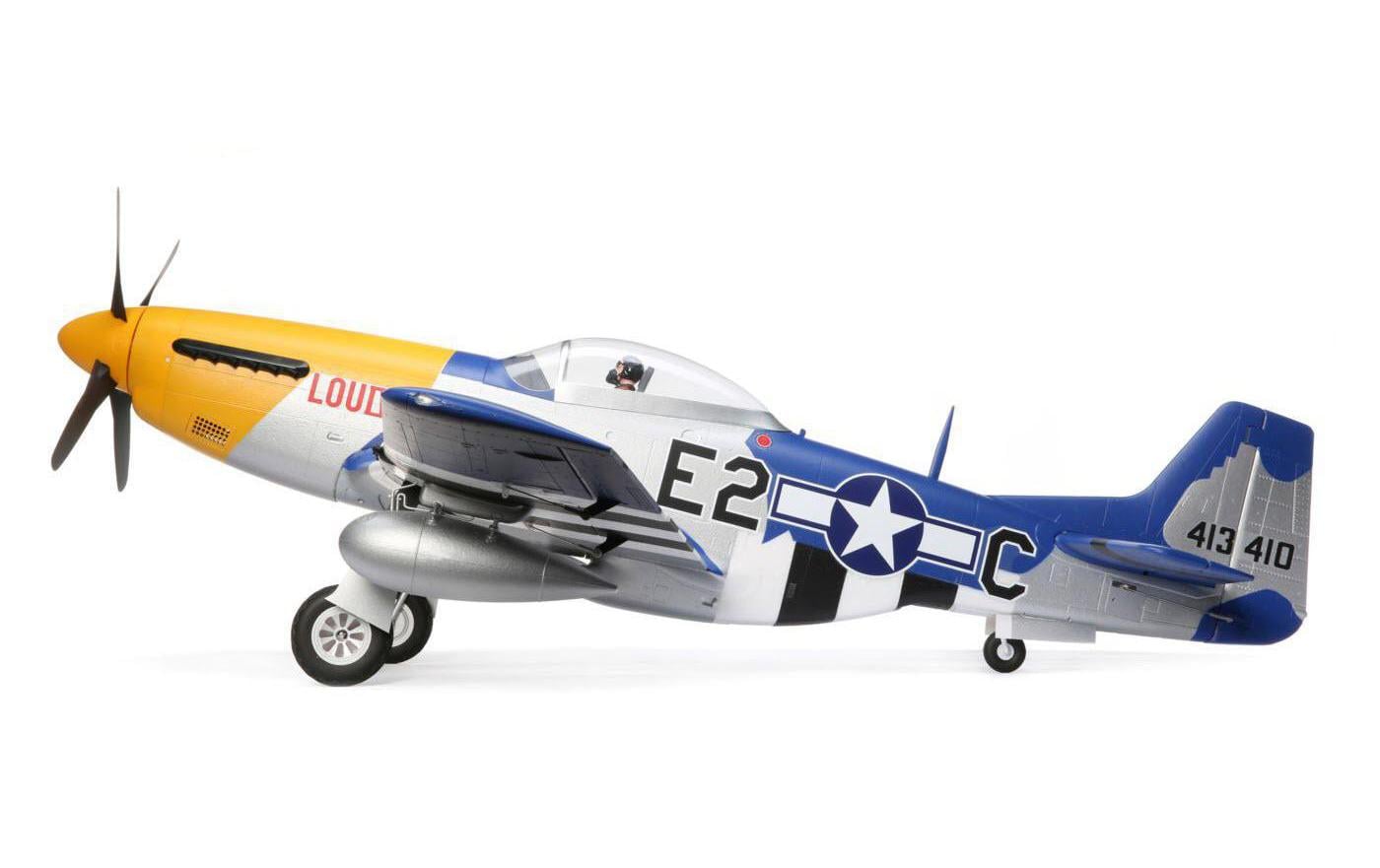 Flugzeug P-51D Mustang 1500 mm BNF Basic<br>Warbird