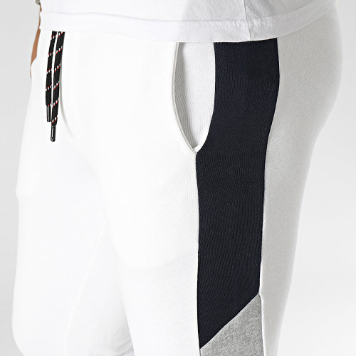 Pantalon Jogging A Bandes Twill Reid Blocking Blanc