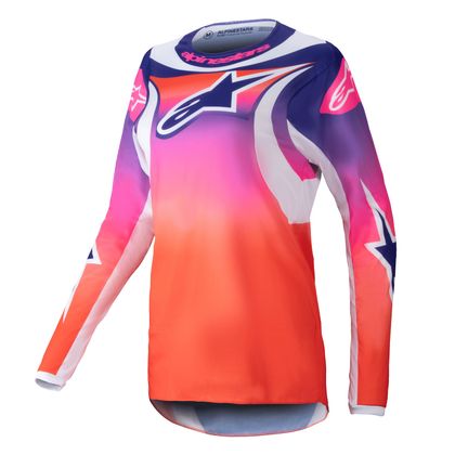 Maillot cross Alpinestars STELLA FLUID - WURX 2025 - Multicolore / Blanc