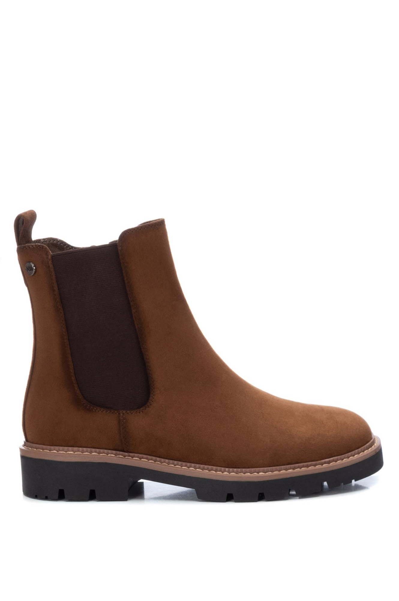 Botas de camurça femininas até o tornozelo