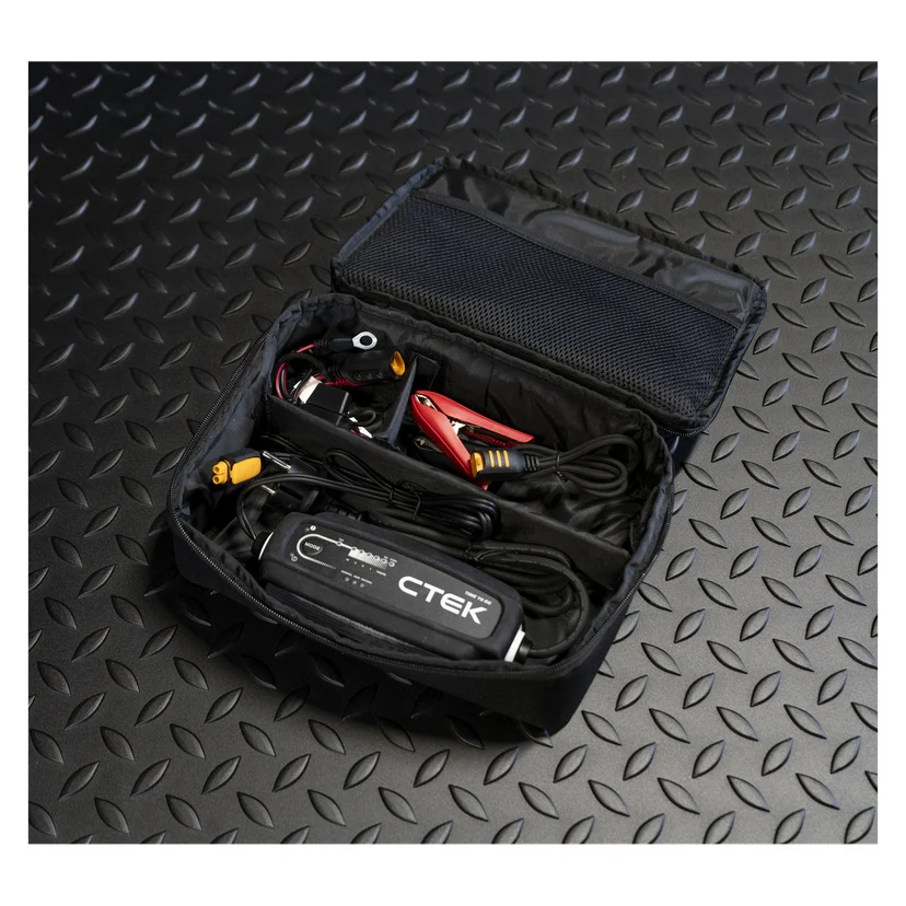 Batterilader med tilbehør 12 V 5 A