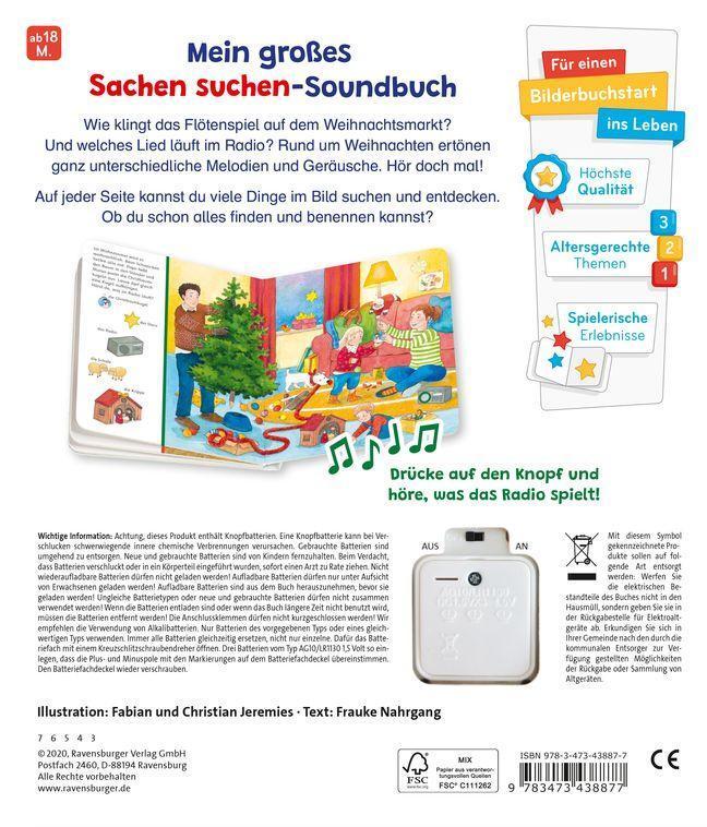 Sachen suchen, Sachen hören: Bald ist Weihnachten, m. Soundeffekten