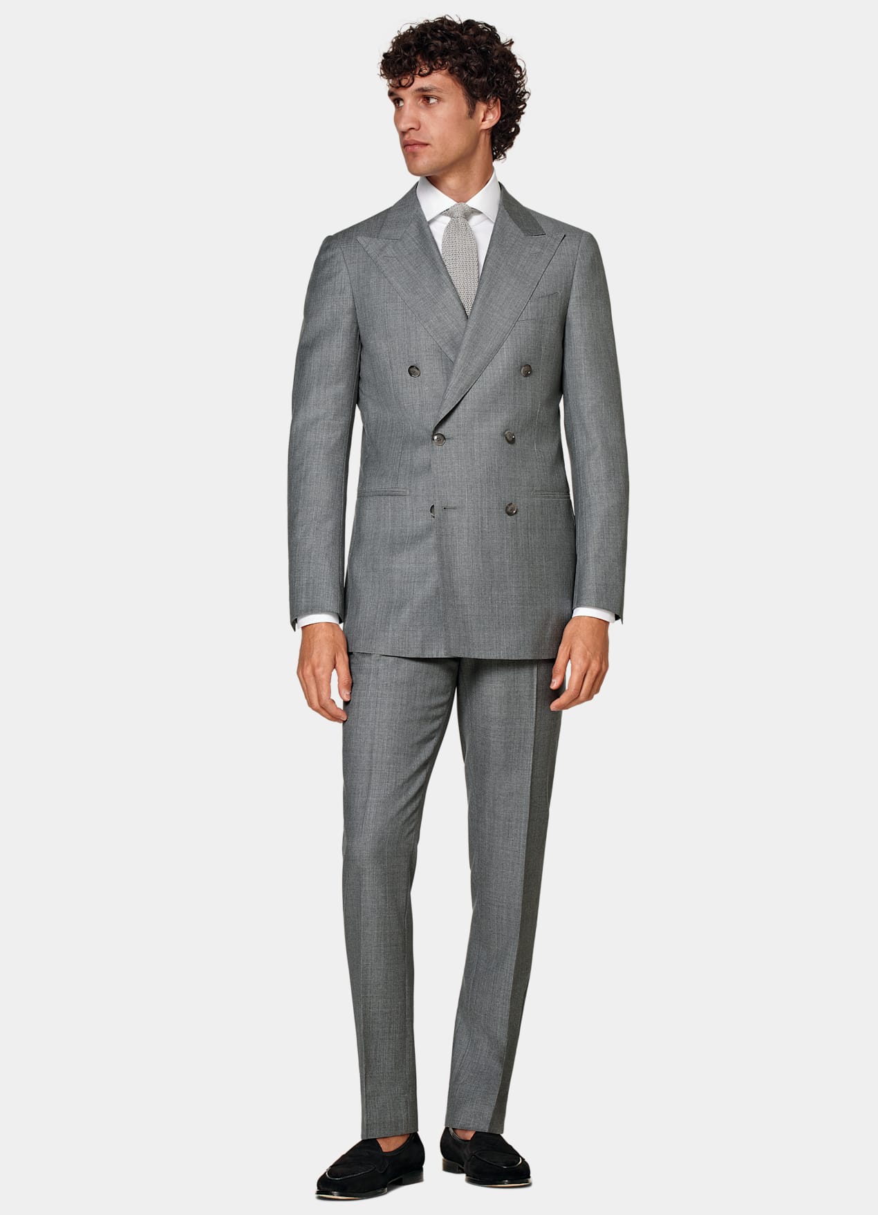 Costume Perennial Havana coupe Tailored gris clair