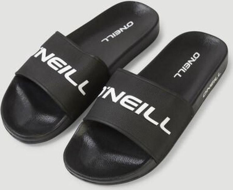 O'Neill Heren Logo Slides Black Out ZWART