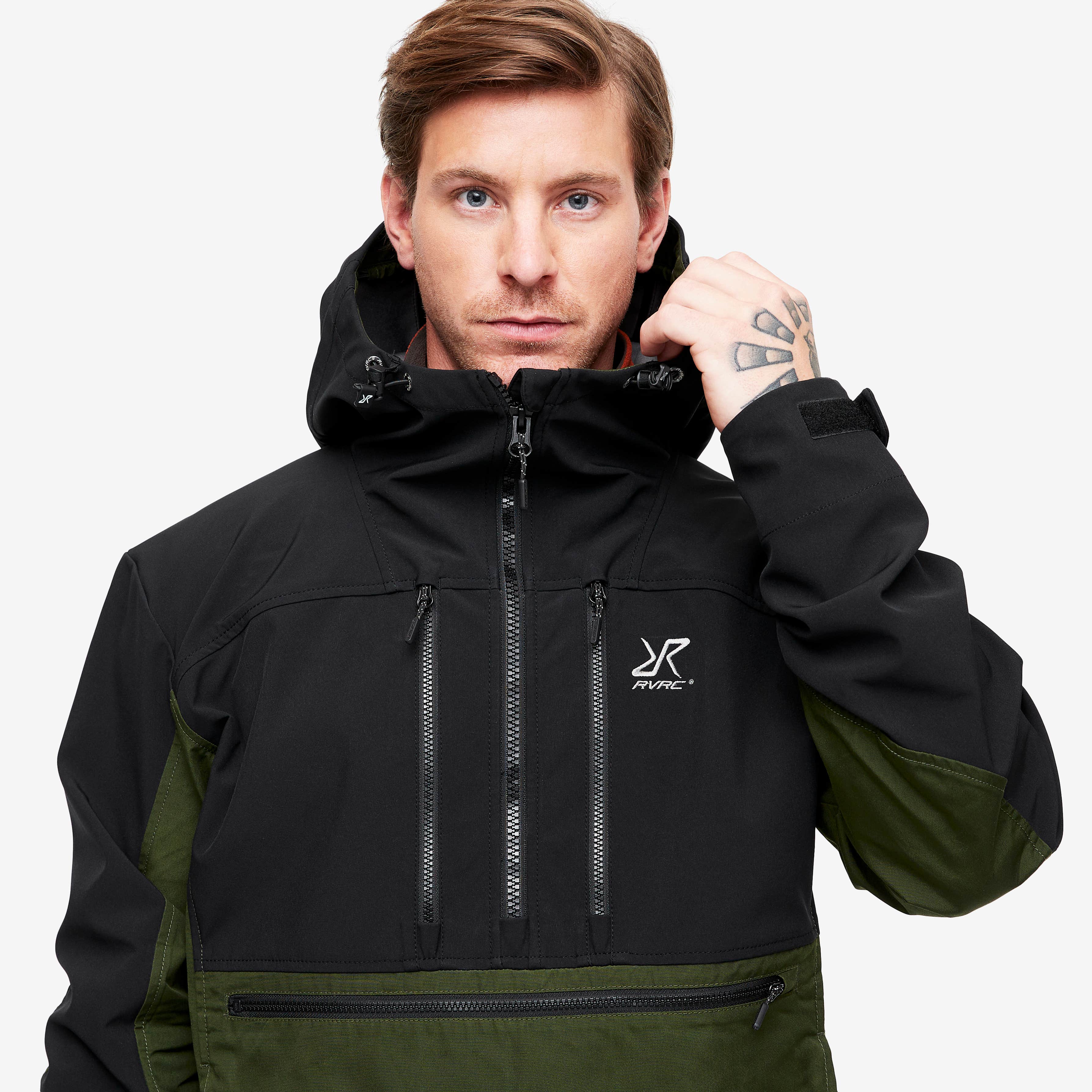 Outdoor Anorak Herre Forest Green