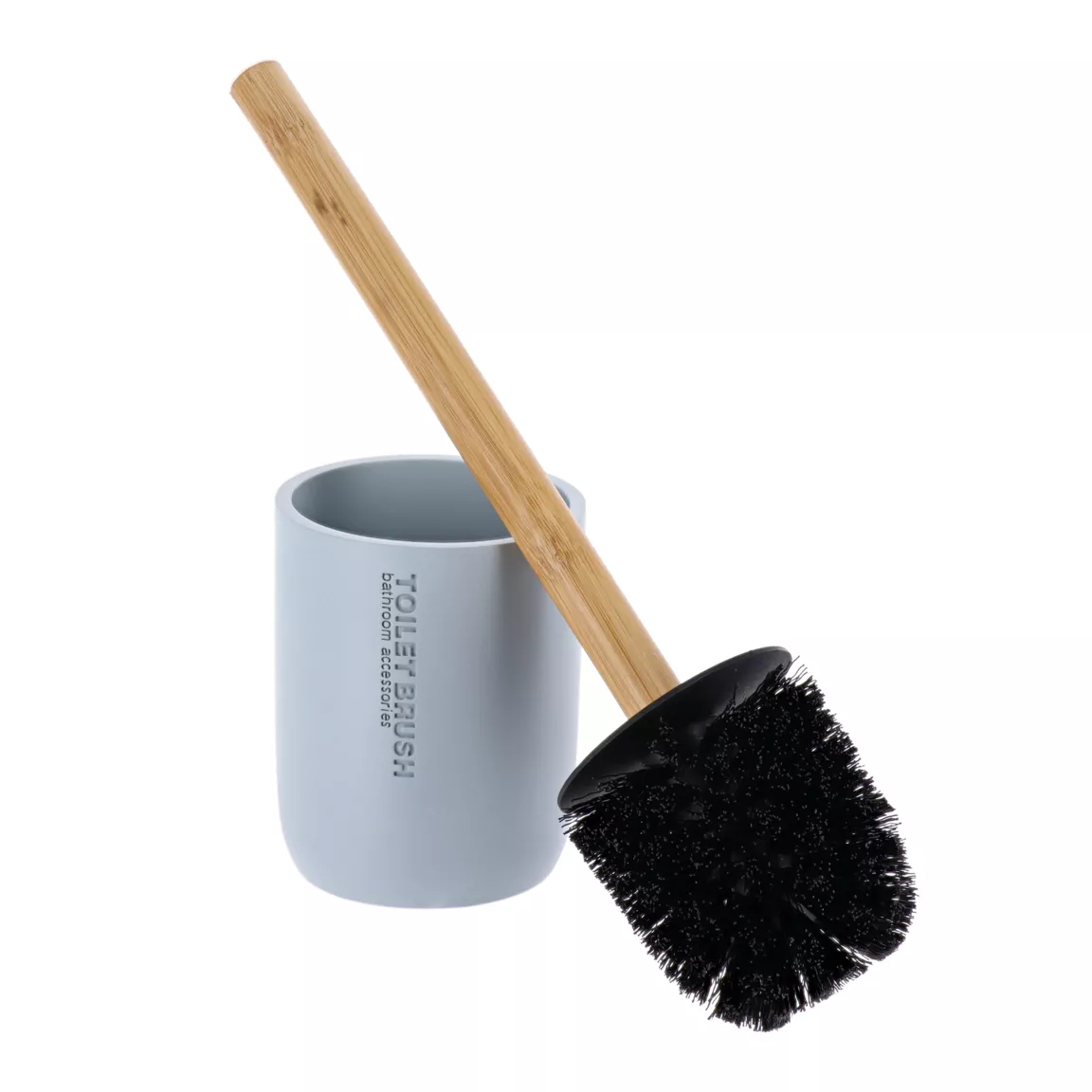 Brosse WC polyrésine Purebamboo Bleu clair