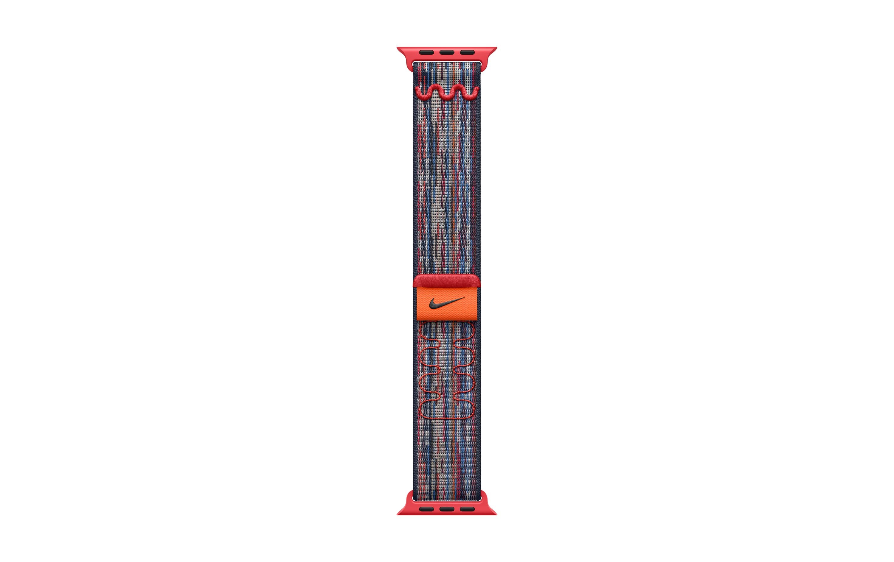 Nike Sport Loop 40 mm Blau/RotArmband zu Apple Watch 40 mm