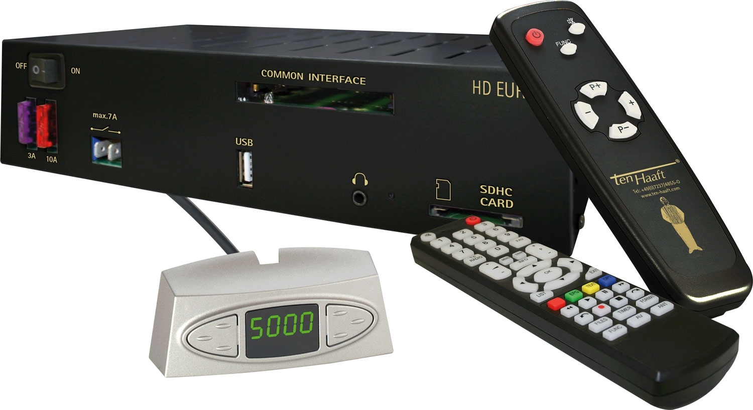 Ten Haaft Sat-Anlage Oyster HDTV inkl. HD-Receiver Europe