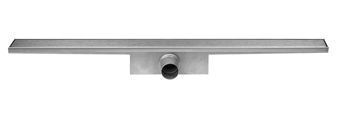 Easy Drain Compact 50 Zero douchegoot enkele plaat 6x110cm m. zijuitloop 50mm RVS