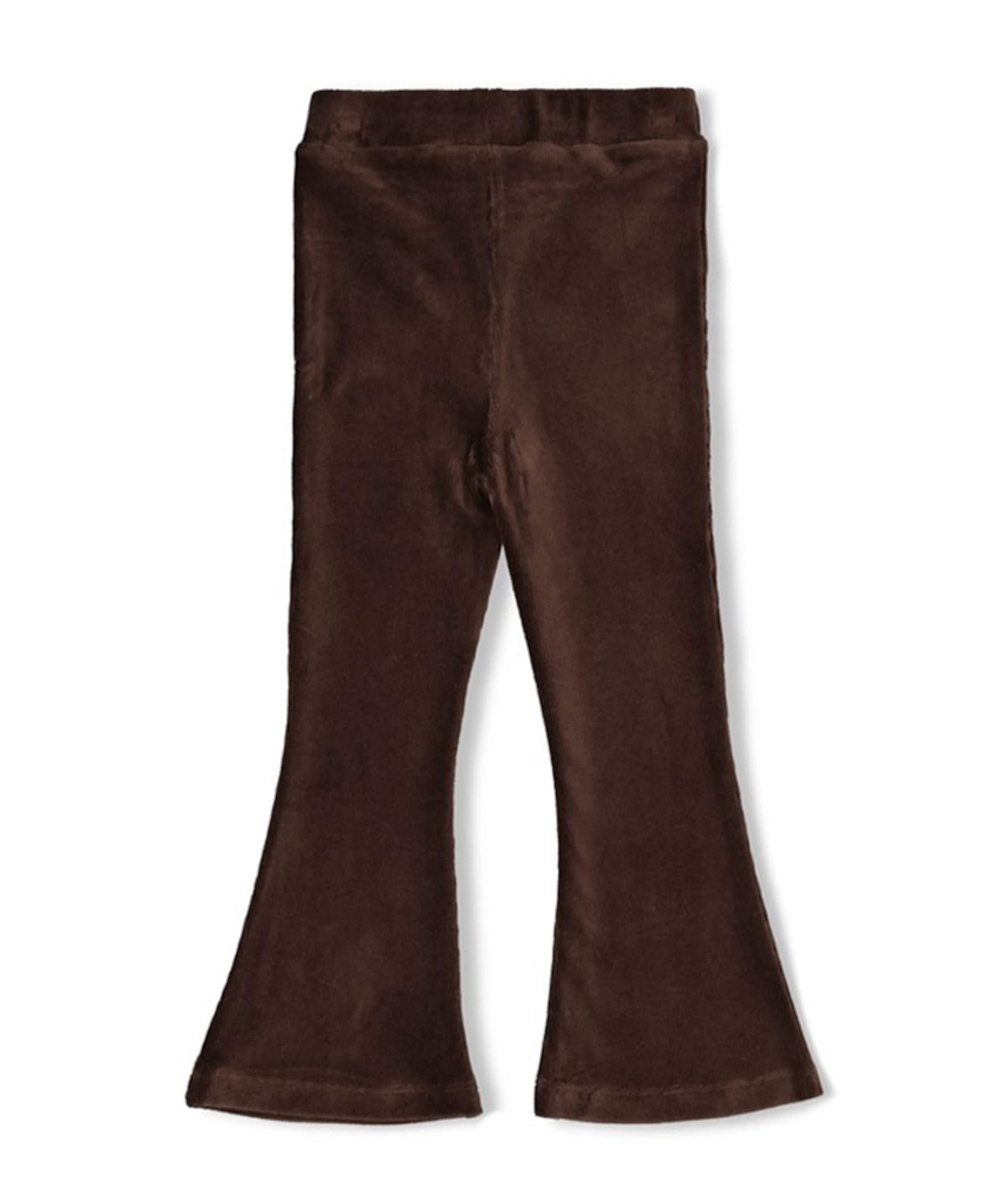 Jubel Flared broek velours rib - City Chic meisjes broek bruin
