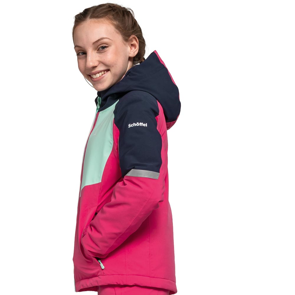 Schöffel Furgler Skijacke Kinder hotpink