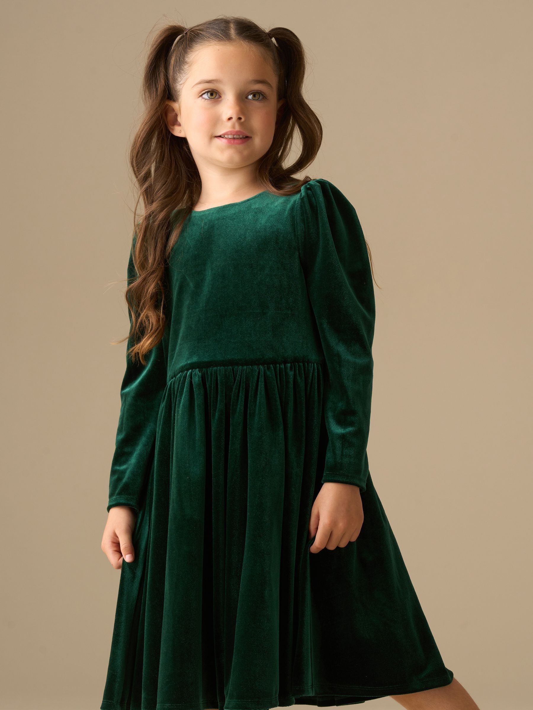 Angel & Rocket Grace Velvet Bow Back Dress
