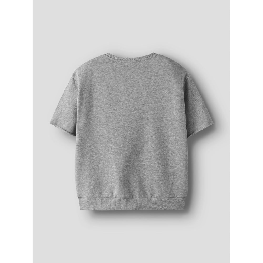 Køb Name It Grey Melange Nkmbobby Ss Rlx Sweat Bru