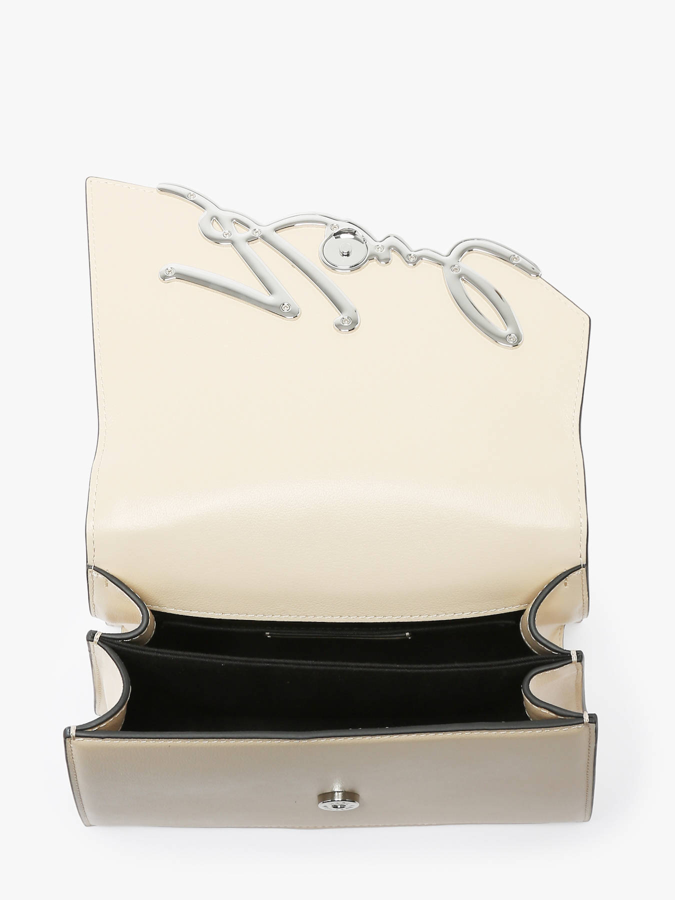 Sac bandoulire K signature cuir KARL LAGERFELD