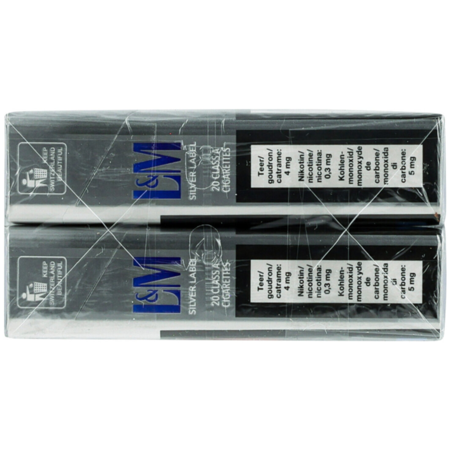 L&M Zigaretten Silver Label Box Stange