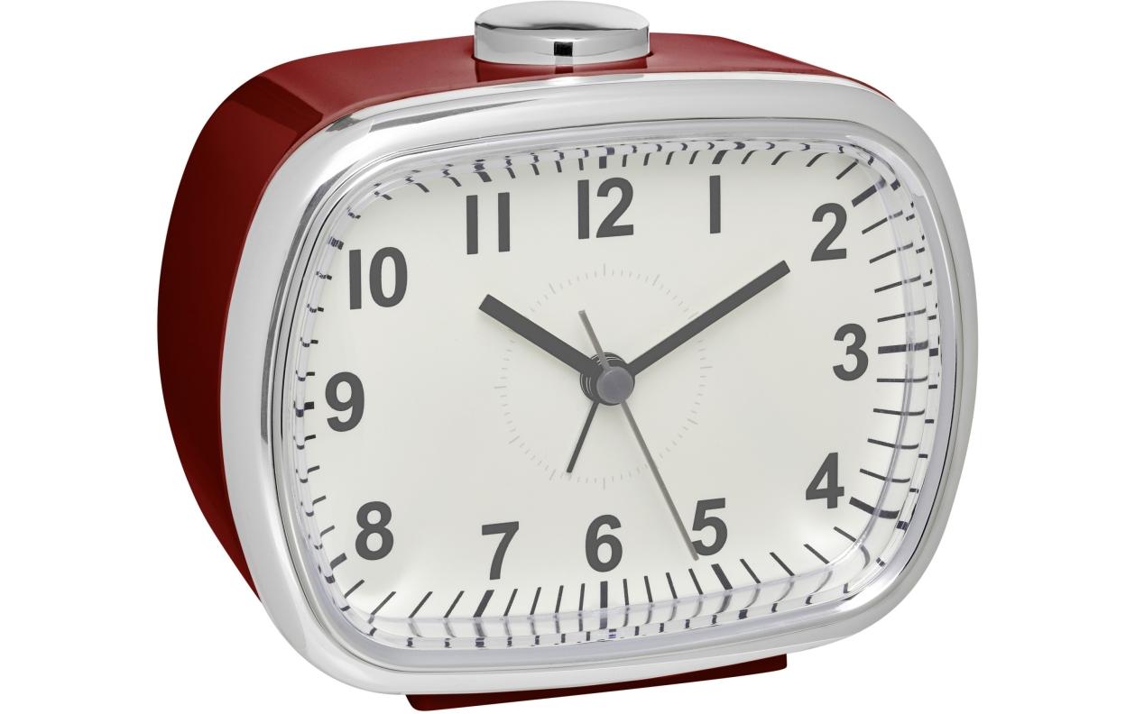 Analoger Wecker Retro, RotKlassischer Wecker