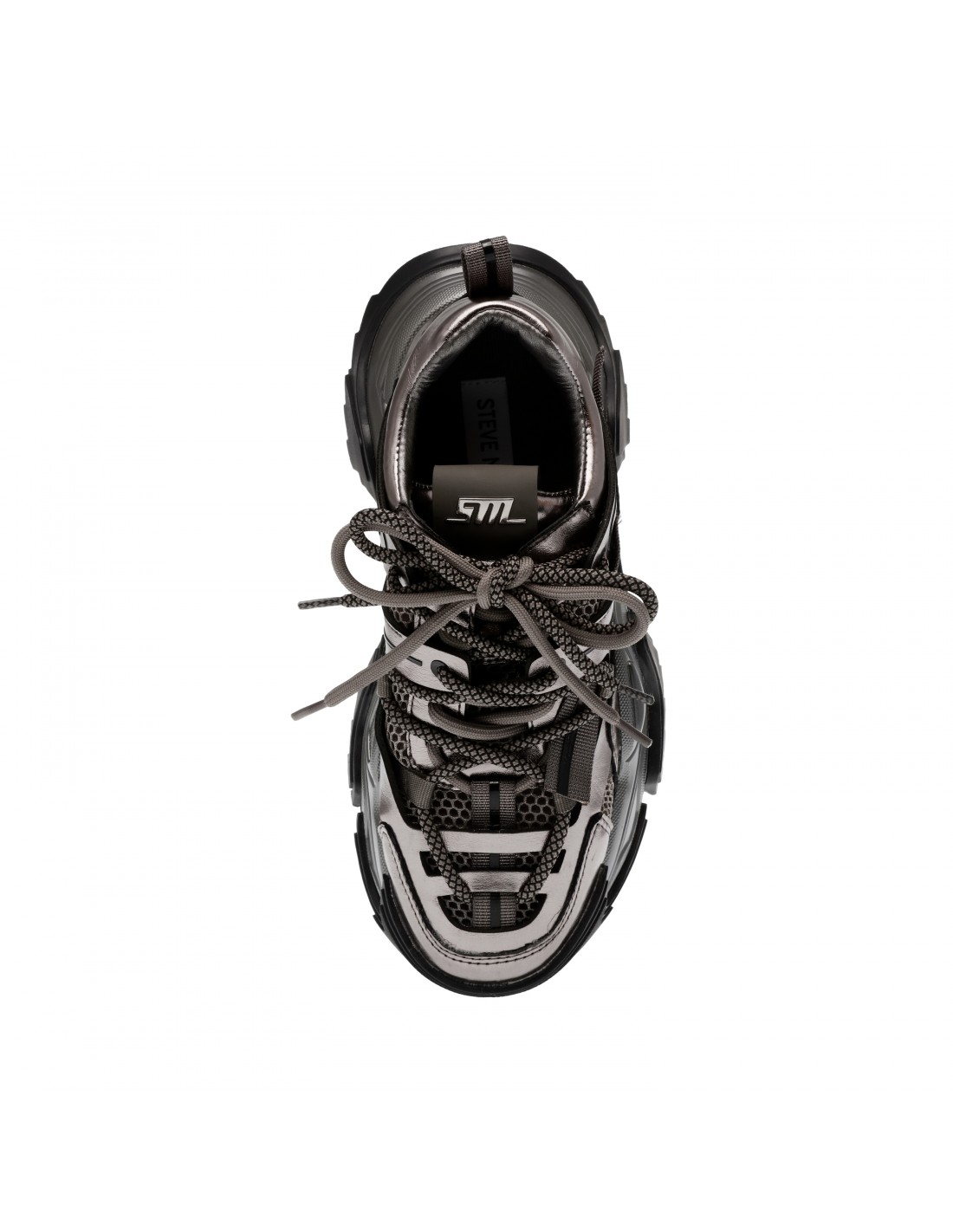 steve madden Sneakers femme kingdom sneaker metal grey