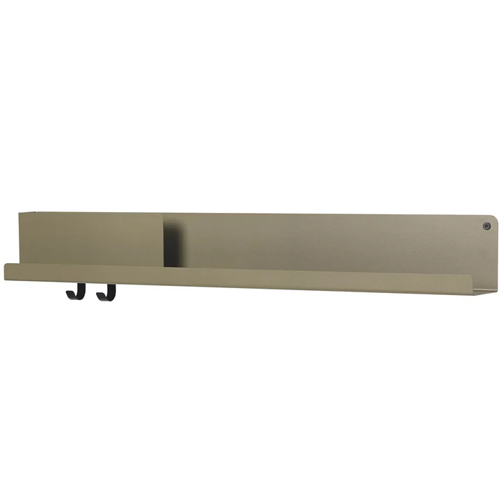 Muuto - Folded Shelves 96 x 13 cm, oliv