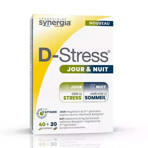D-STRESS Dia e Noite - Caixa com 60 comprimidos