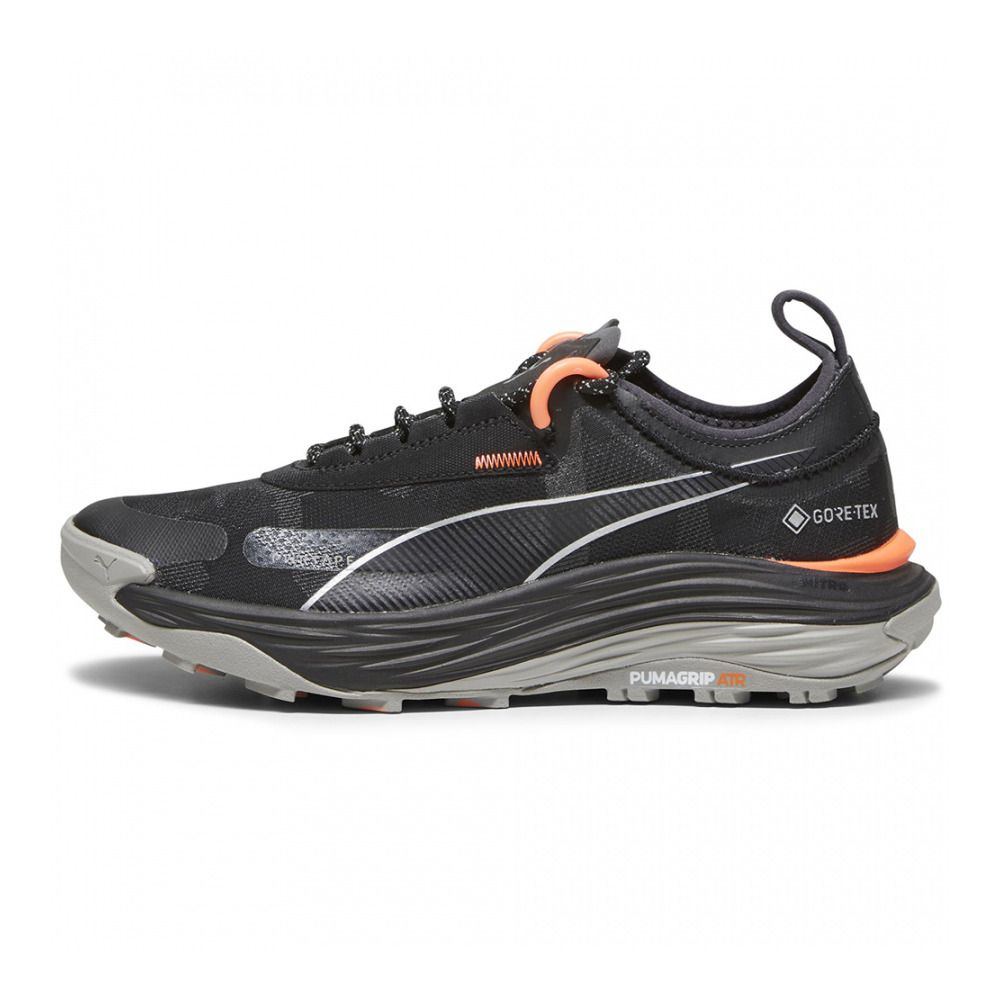 Puma VOYAGE NITRO 3 GTX - Chaussures trail Femme puma black/neon sun