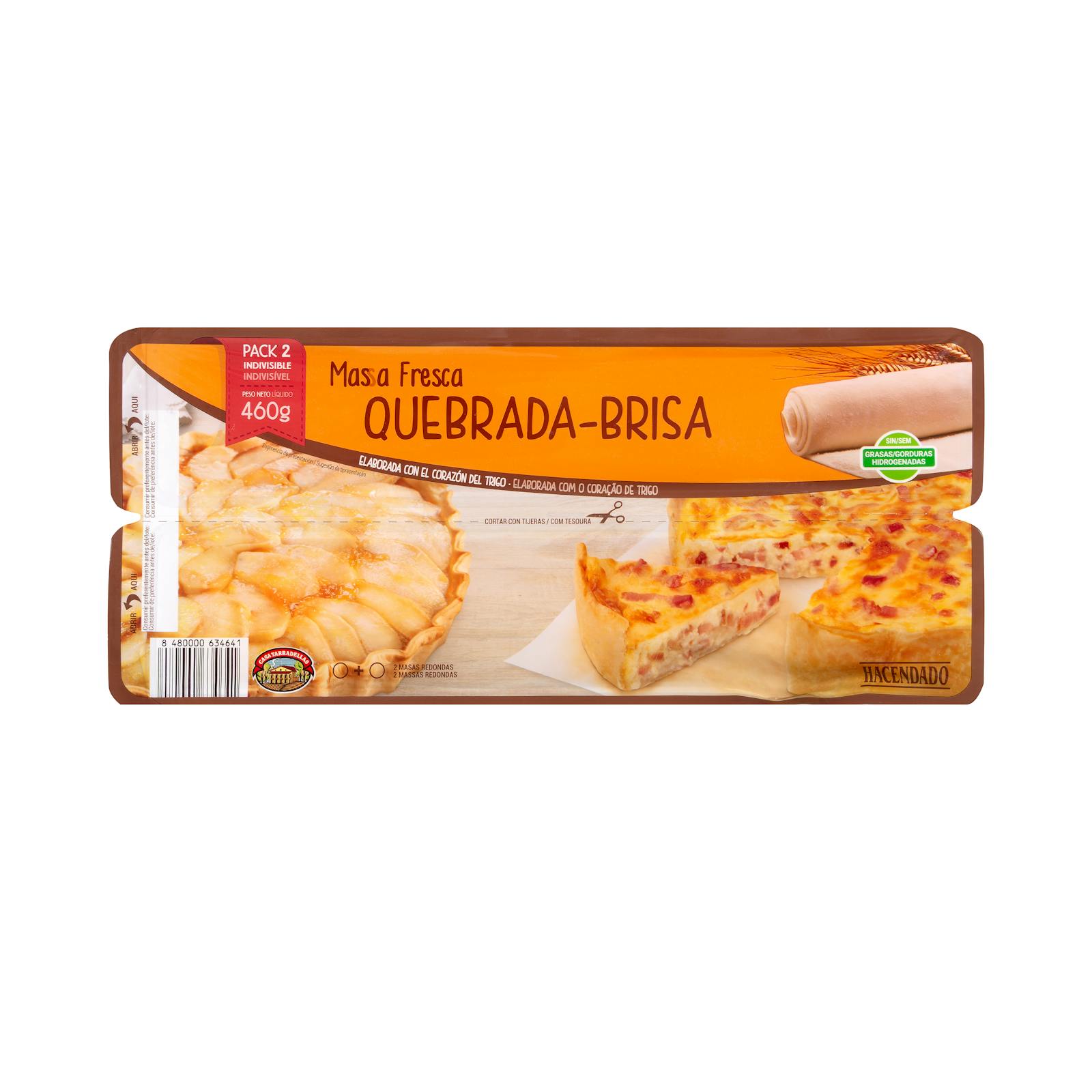 Pâte brisée fraîche Hacendado