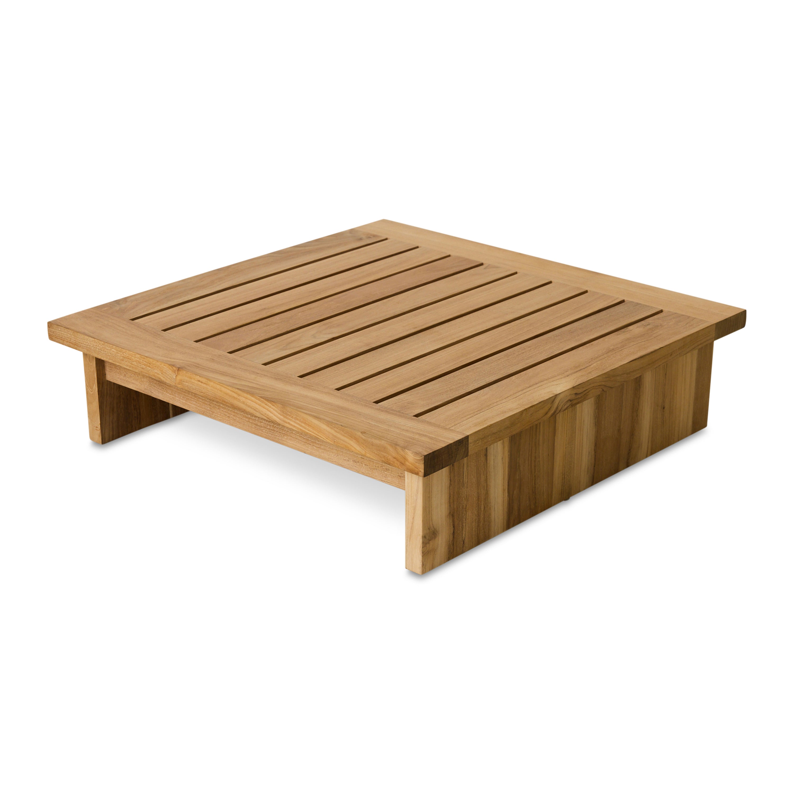 HKliving Teak Hocker - Botanical