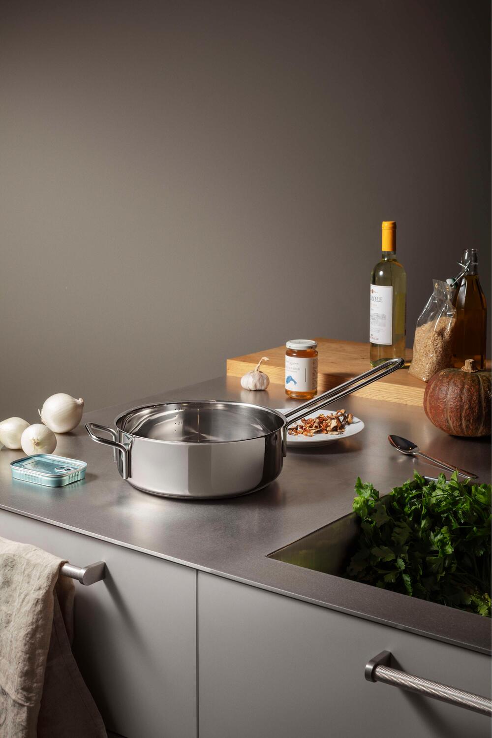 Eva Trio  Ø24 cm - Stainless Steel sauterpande