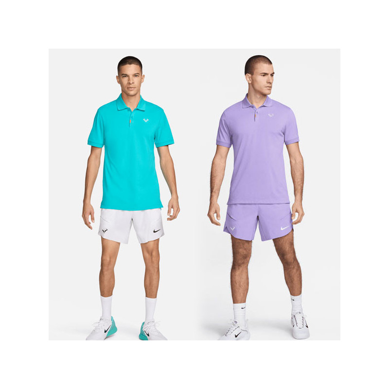 Polo The Nike polo Rafa parme ou turquoise