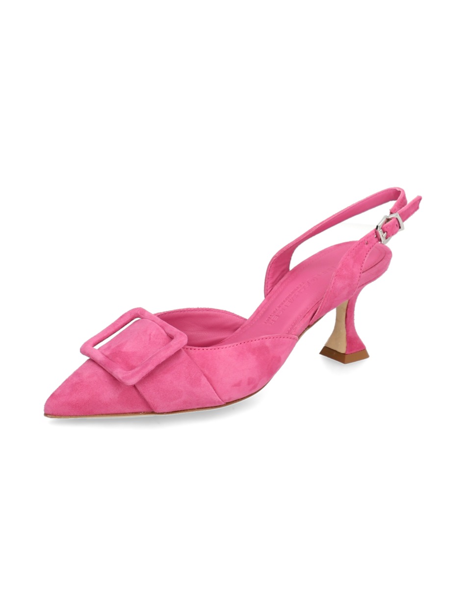 Veloursleder Slingpumps