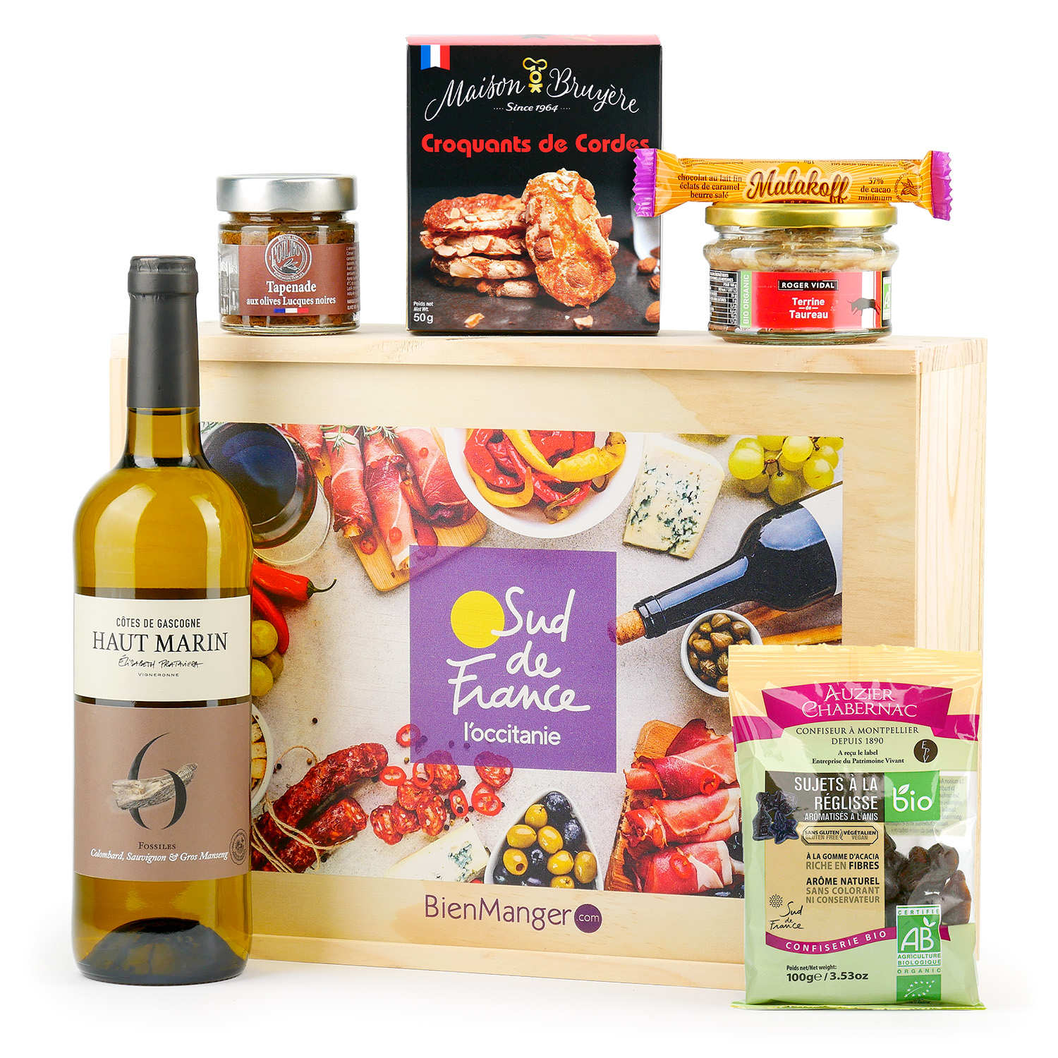 Coffret gastronomique Sud de France
