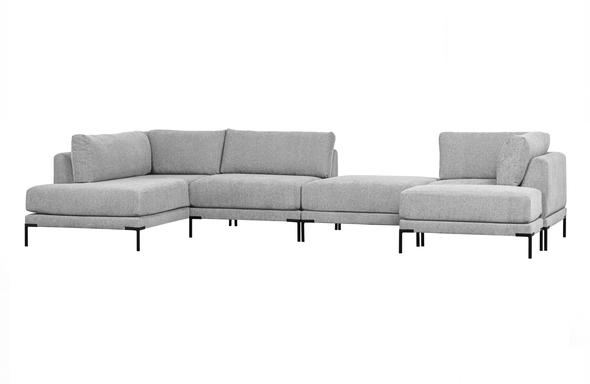 vtwonen hocker Couple 50cm Couple Poef 50cm - Lichtgrijs
