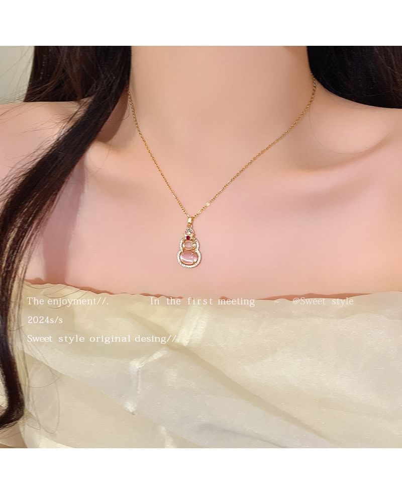 LIVSIA - CZ Calabash ketting