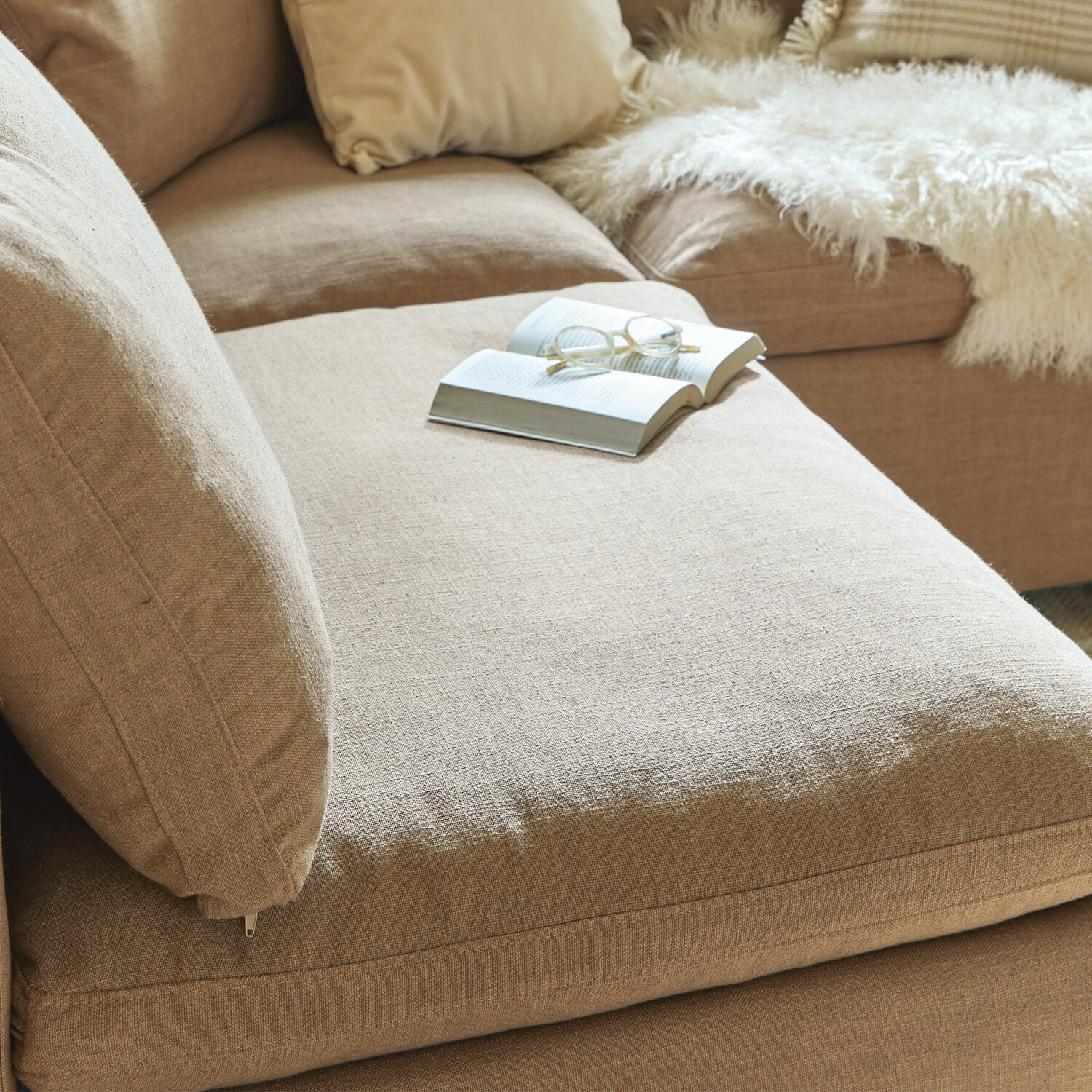 Modulsofa Baladou braun