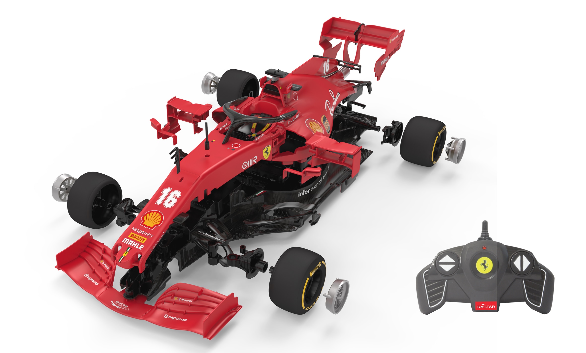 Ferrari SF 1000 1:16 rot 2,4GHz Bausatz