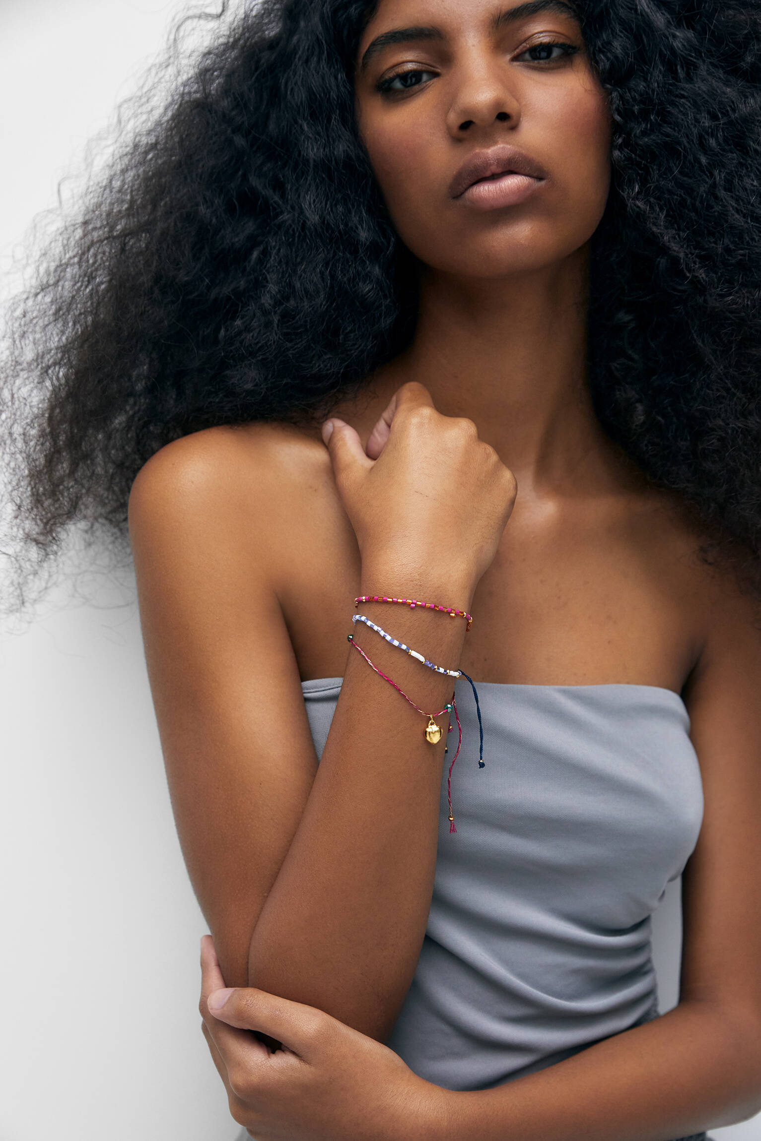 PACOTE COM 8 PULSEIRAS DE MIÇANGAS - ROSA
