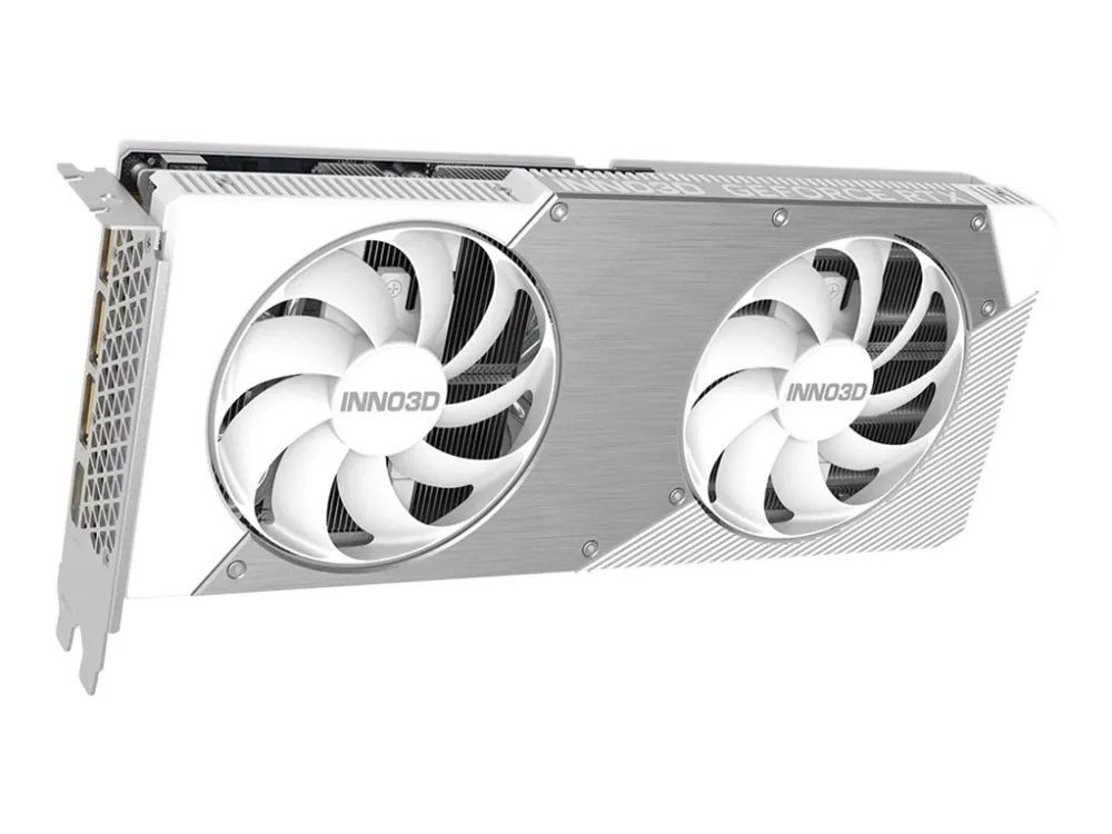 Inno3D GeForce RTX 5060 Ti 16GB TWIN X2 OC - Grafikkort - GeForce RTX 5060 Ti - 16 GB GDDR7 - PCI Express 5.0 - HDMI, 3 x DisplayPort - hvid