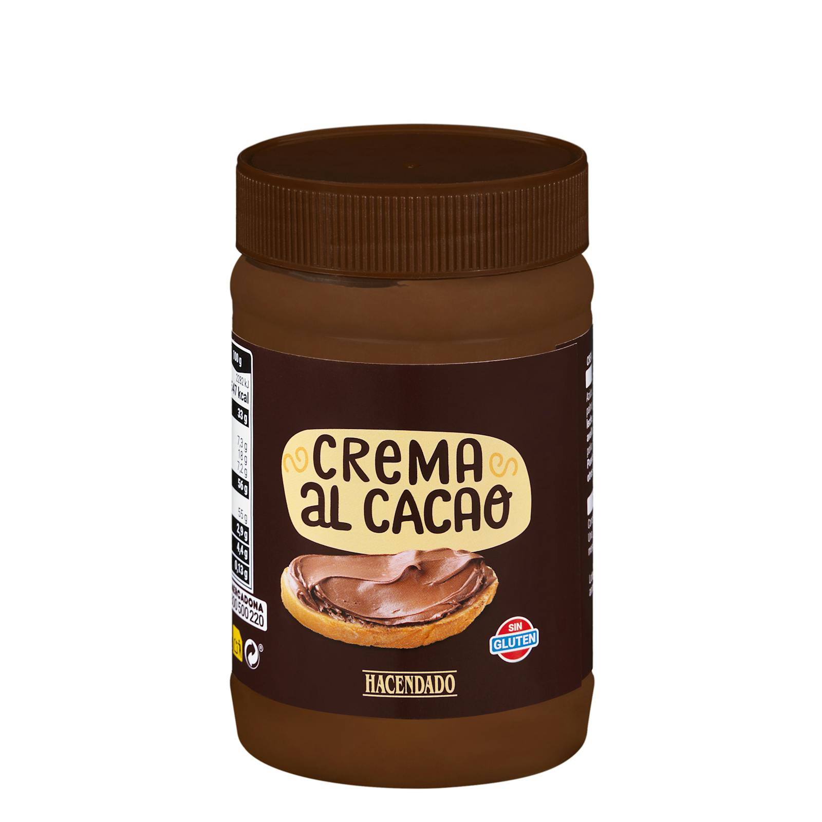 Crème de cacao et noisettes Hacendado
