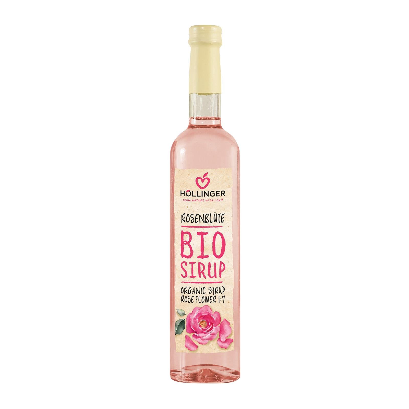 Höllinger Bio Sirup Rosenblüten