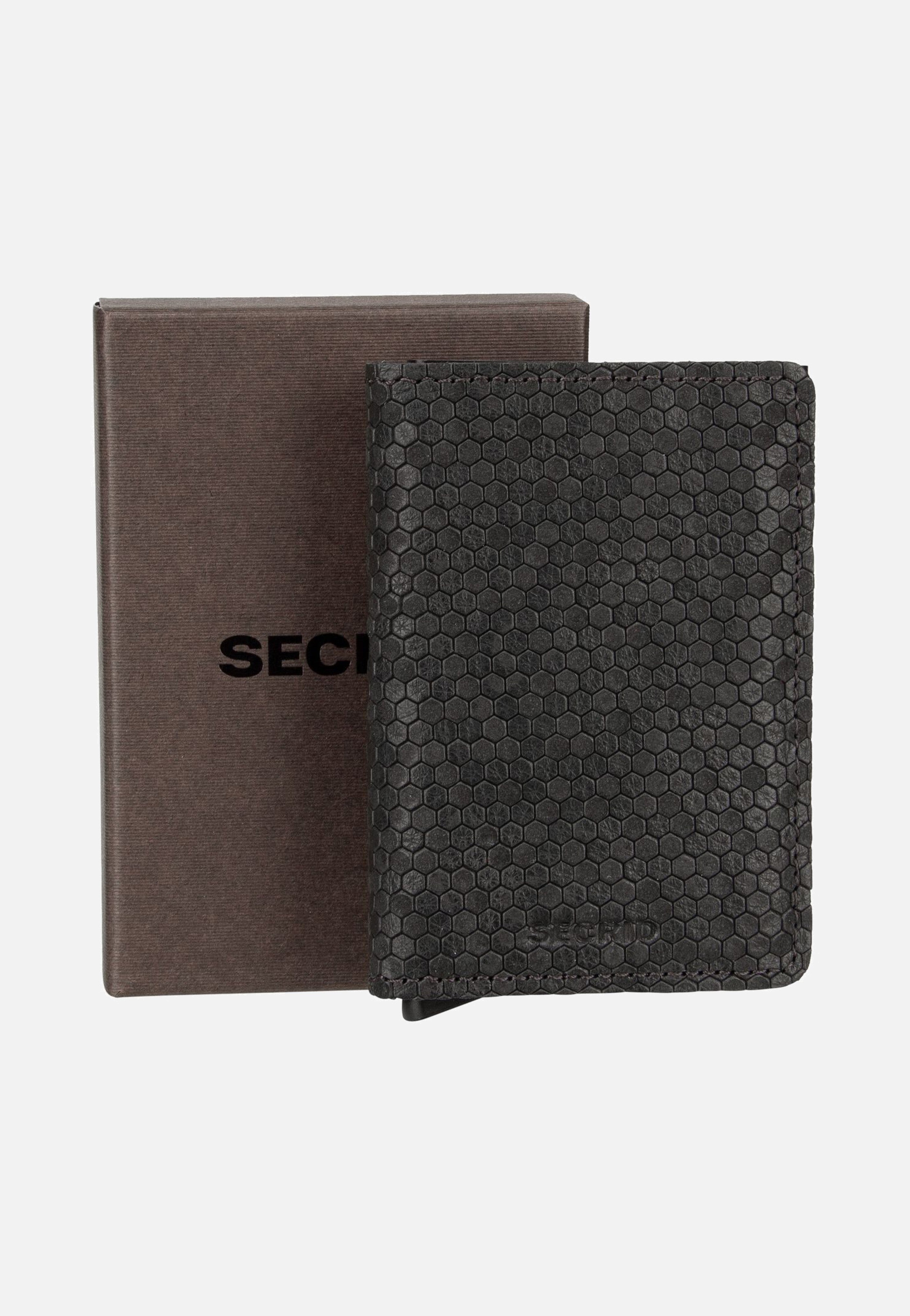 Slimwallet Hexagon Black - Portemonnaie