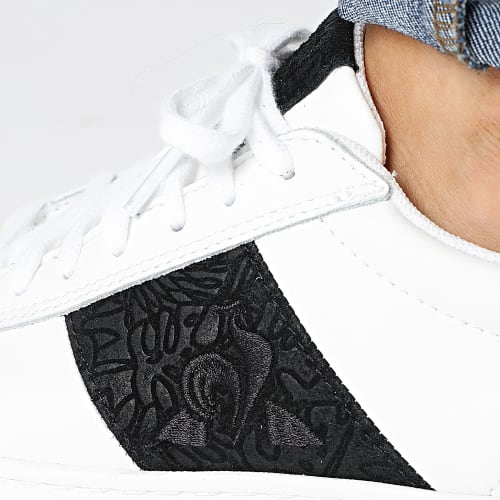 Baskets Femme Court Classic Plants 2310130 Optical White Black
