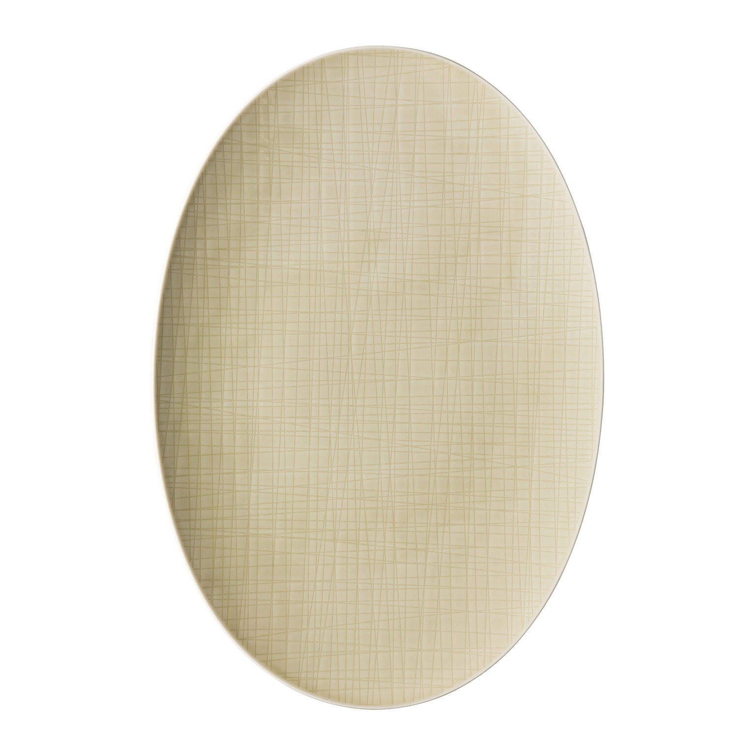 Mesh Colours Cream Platte 38 cm