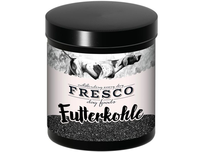 FRESCO Barfzusatz Futterkohle 250 g Ergänzungsfutter für Hunde