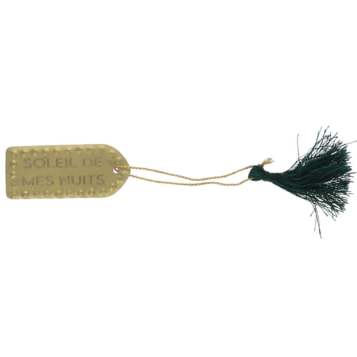 Petite plaque en laiton 