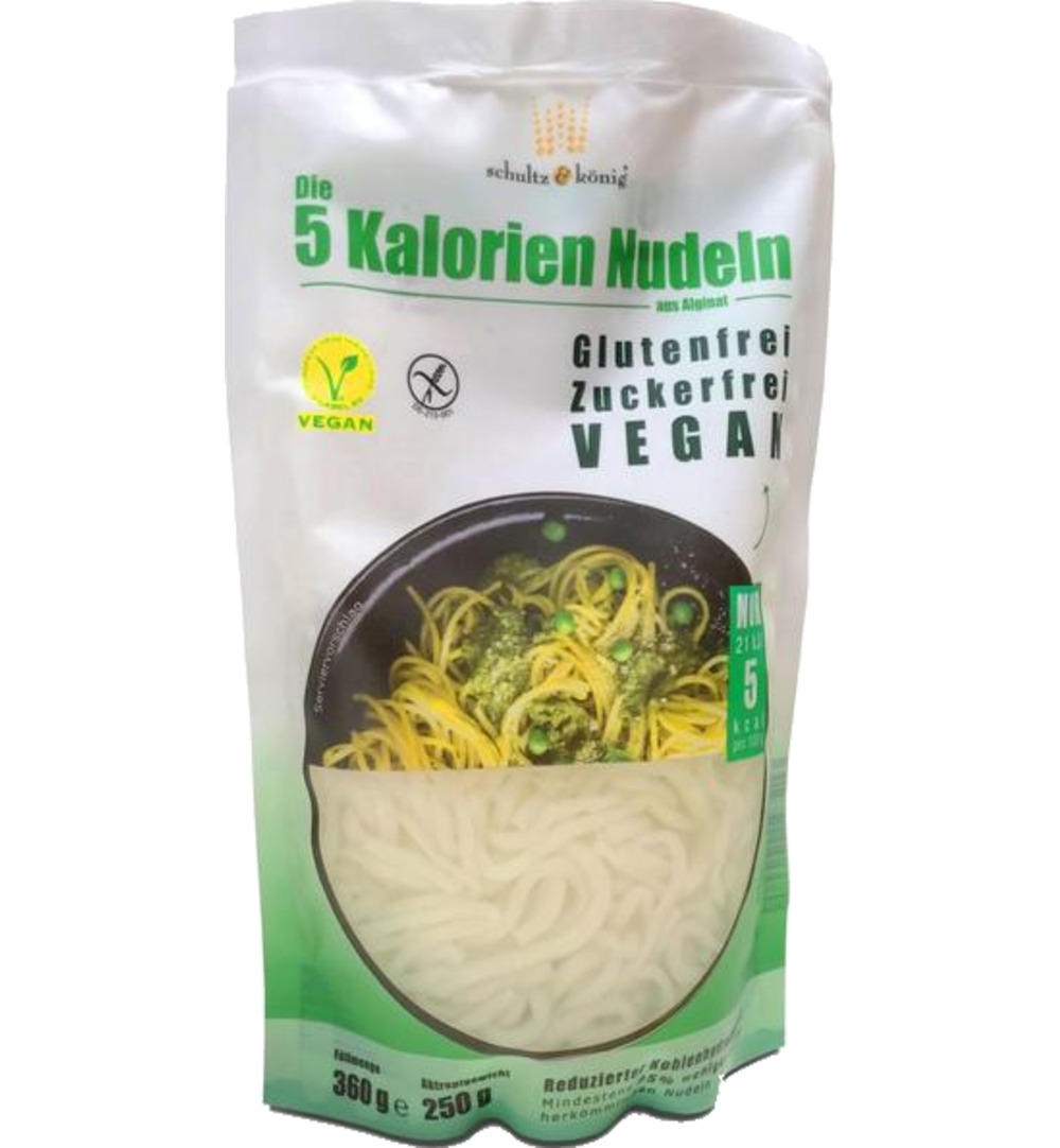 Schultz & Konig 5 Calorieen Noedels Kelp Alginaat (360 gr)