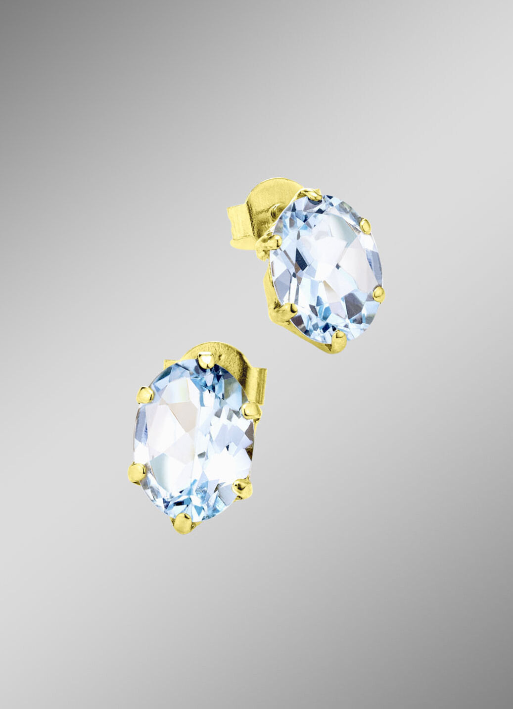 Ohrstecker mit Blautopas