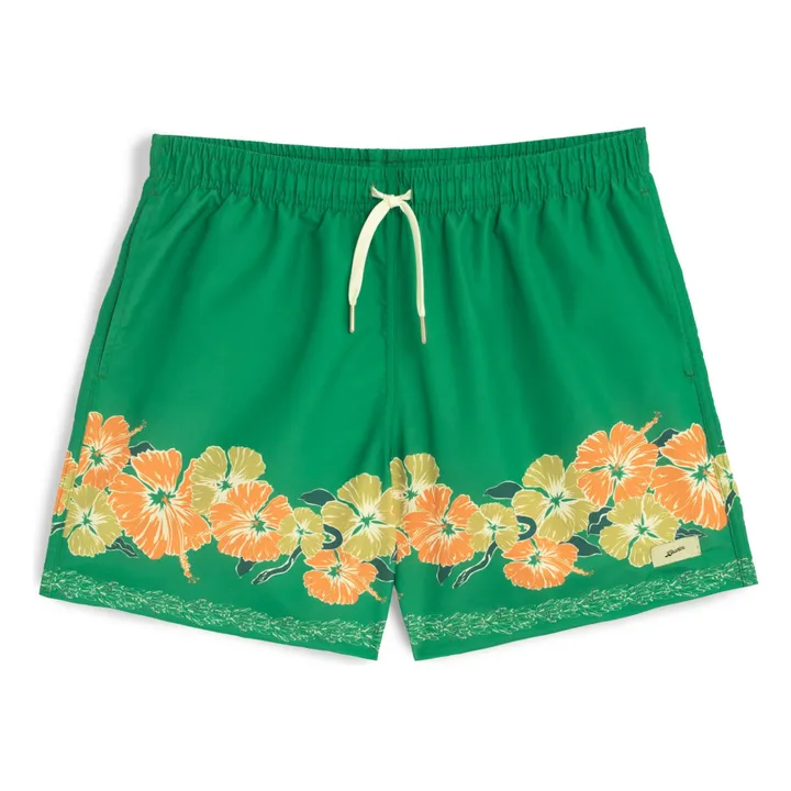 Bather Short de Bain Ornate Bloom Fibres Recyclées | Vert