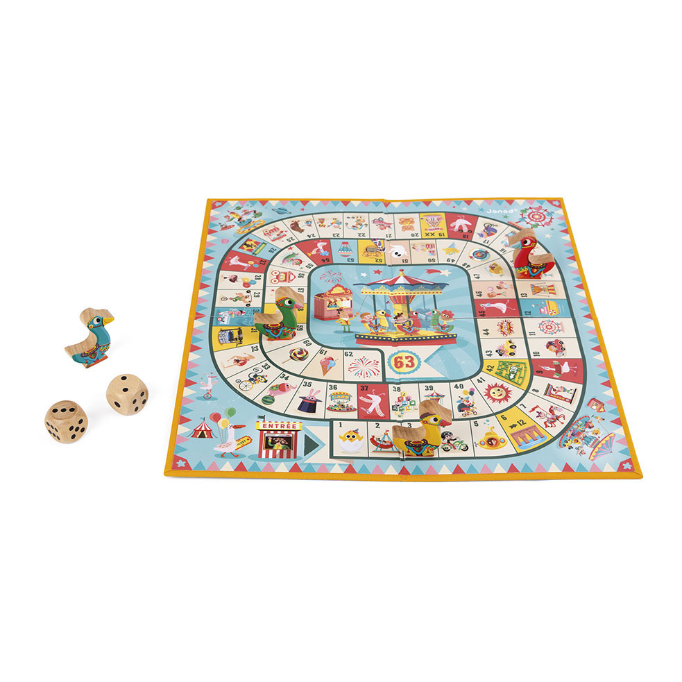 Janod Spel - Carrousel Ganzenbord