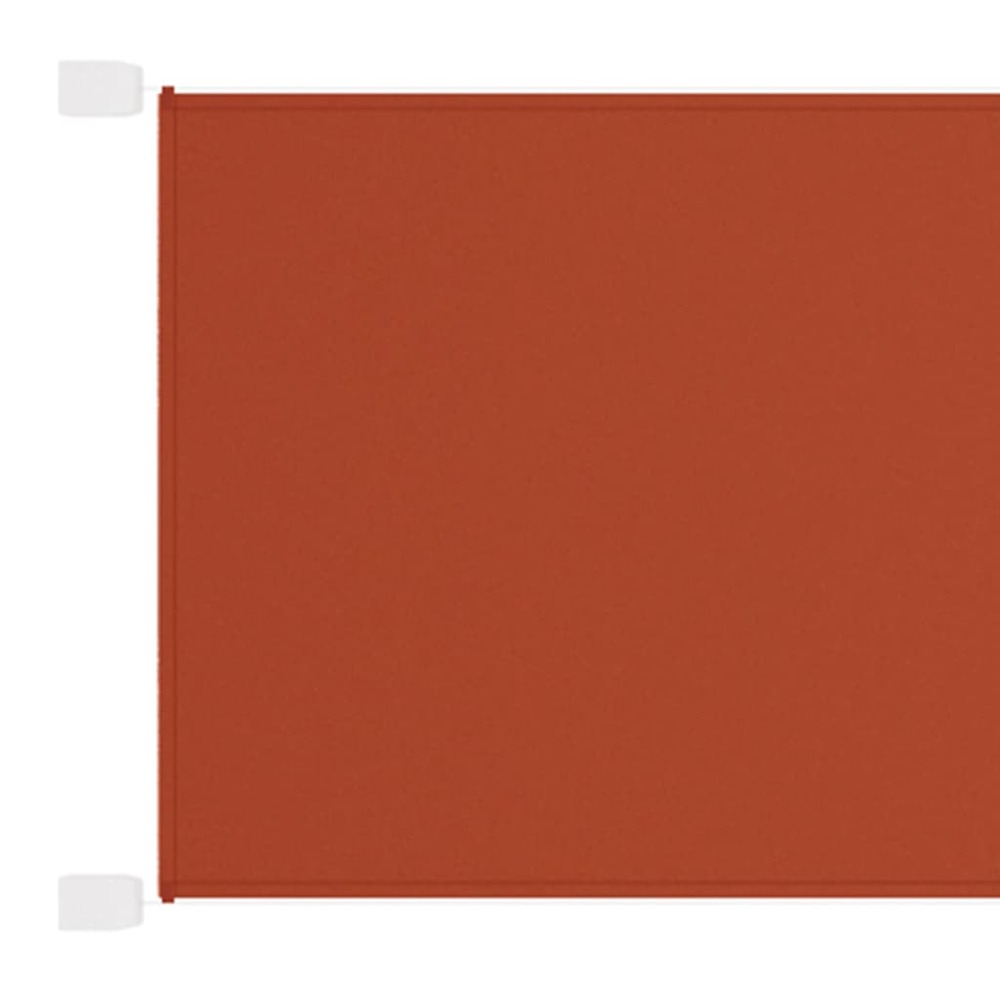 Auvent vertical 100 x 360 cm tissu oxford orange